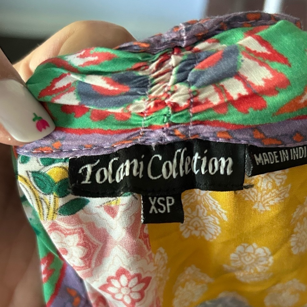 Tolani Raelyn Mixed Floral Print Kimono Top Sz S PETITE - Picture 8 of 8